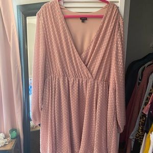 Blush/Roses Pink Frilly Dress